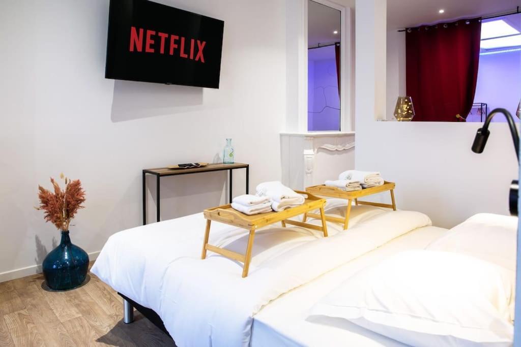 Ng Prestige - Lille L Tourcoing Winoc - Balneo - Sauna - Netflix - Wifi Extérieur photo